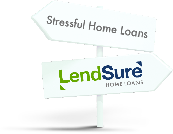 Stressful home loans sign